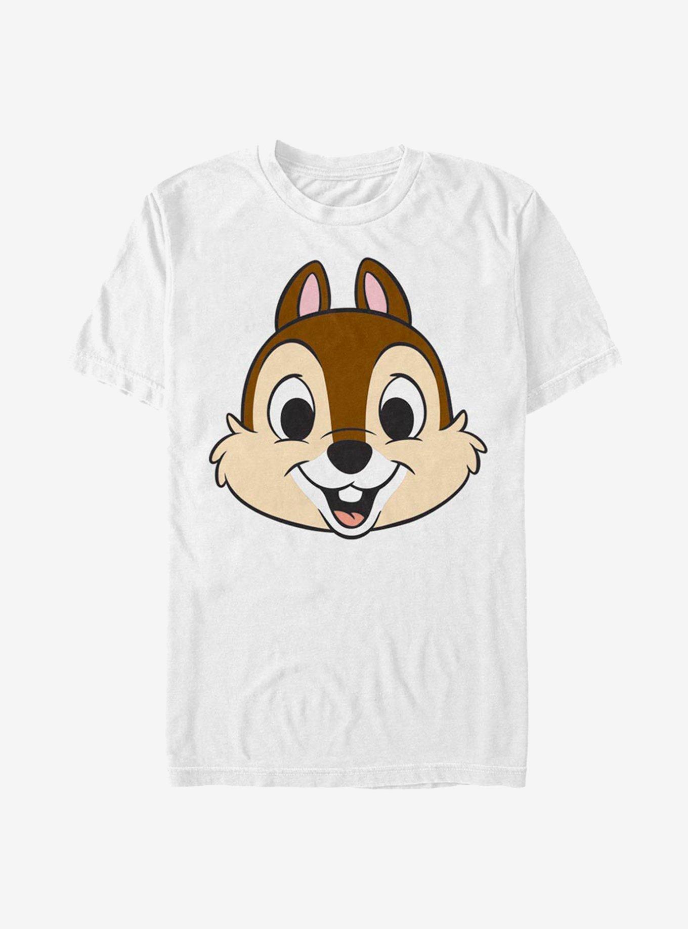 Disney Chip N' Dale Chip Big Face T-Shirt, WHITE, hi-res