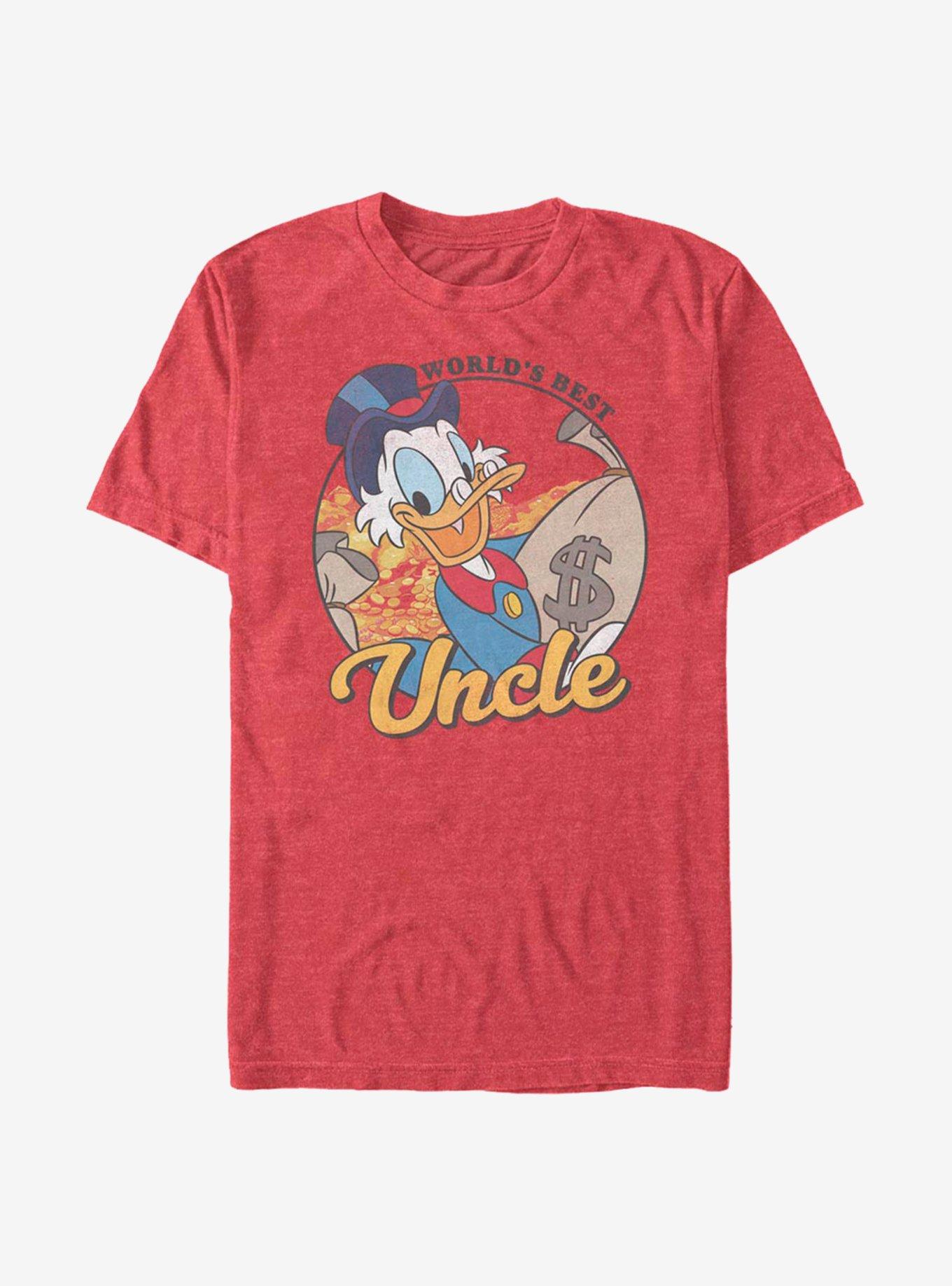 Disney Ducktales Scrooge Mcuncle T-Shirt, RED HTR, hi-res