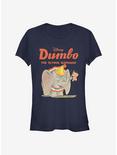 Disney Dumbo Dumbo Classic Art Girls T-Shirt, NAVY, hi-res