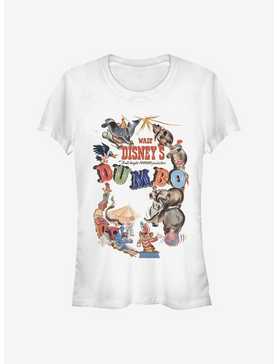 Disney Dumbo Theatrical Poster Girls T-Shirt, WHITE, hi-res