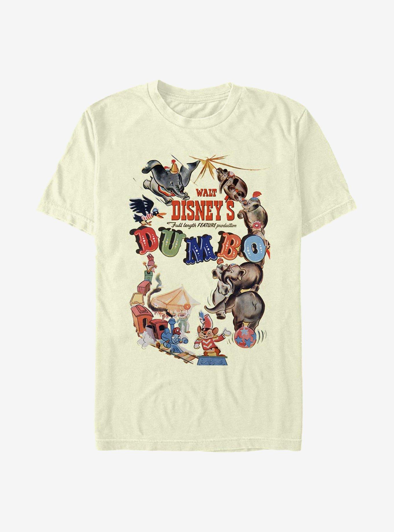 Disney Dumbo Theatrical Poster T-Shirt, NATURAL, hi-res