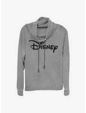 Disney Basic Disney Logo Cowlneck Long-Sleeve Girls Top, , hi-res