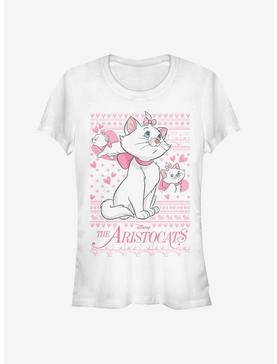 Disney The Aristocats Marie Ugly Holiday Sweater Girls T-Shirt, WHITE, hi-res