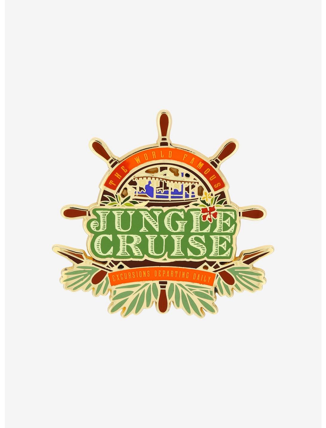 Disney Jungle Cruise World Famous Excursions Logo Pin - BoxLunch Exclusive, , hi-res