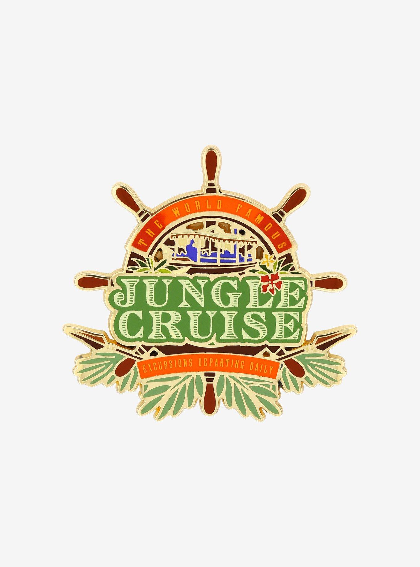 Disney Jungle Cruise World Famous Excursions Logo Pin - BoxLunch Exclusive, , hi-res