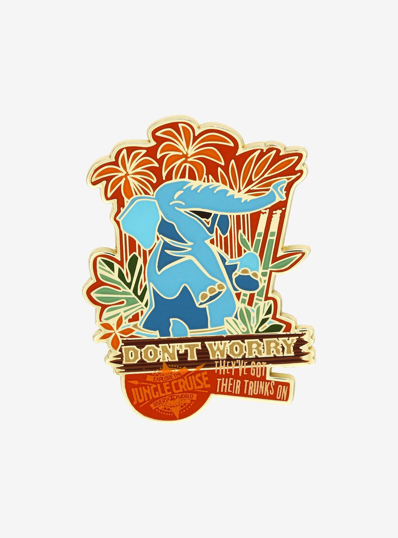 Disney Jungle Cruise Elephant Bathing Pool Enamel Pin - BoxLunch Exclusive, , hi-res