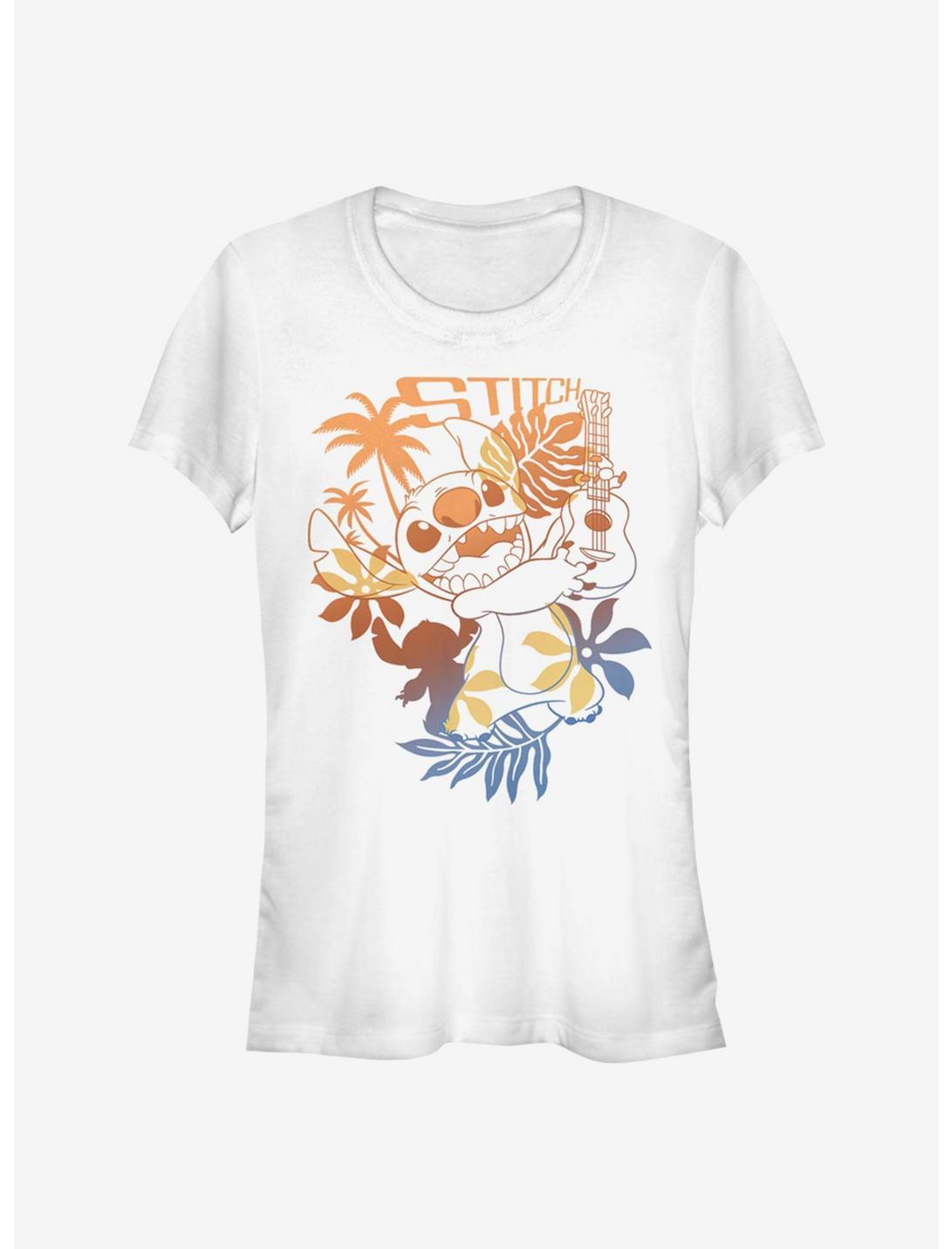 Disney Lilo & Stitch Aloha Stitch Girls T-Shirt, WHITE, hi-res