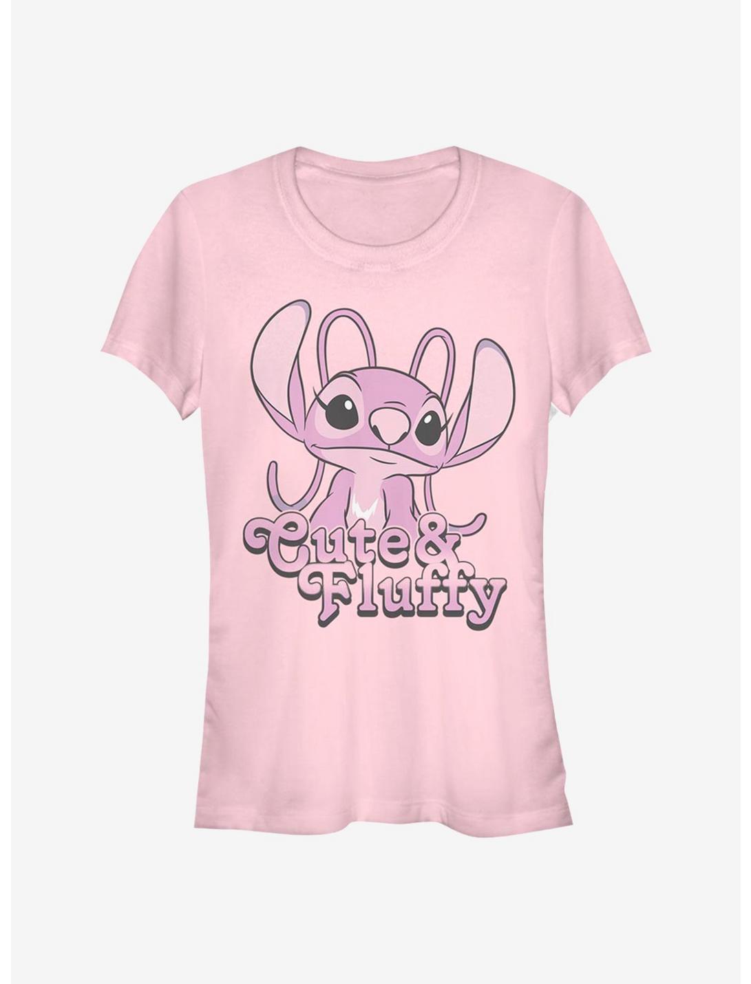 Disney Lilo & Stitch Fluffy Angel Girls T-Shirt, LIGHT PINK, hi-res