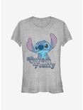 Disney Lilo & Stitch Fluffy Stitch Girls T-Shirt, ATH HTR, hi-res