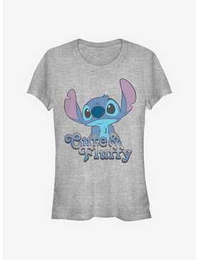 Disney Lilo & Stitch Fluffy Stitch Girls T-Shirt, , hi-res