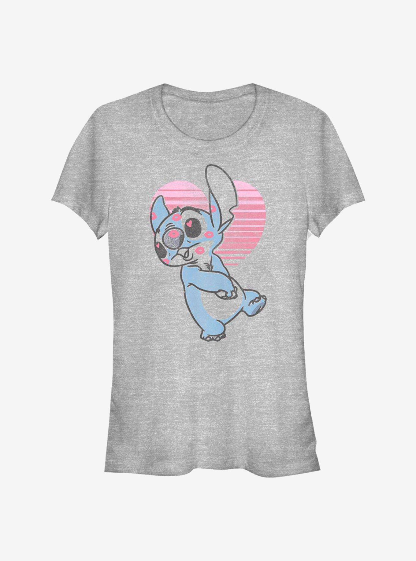 Disney Lilo & Stitch Kissy Faced Girls T-Shirt, , hi-res