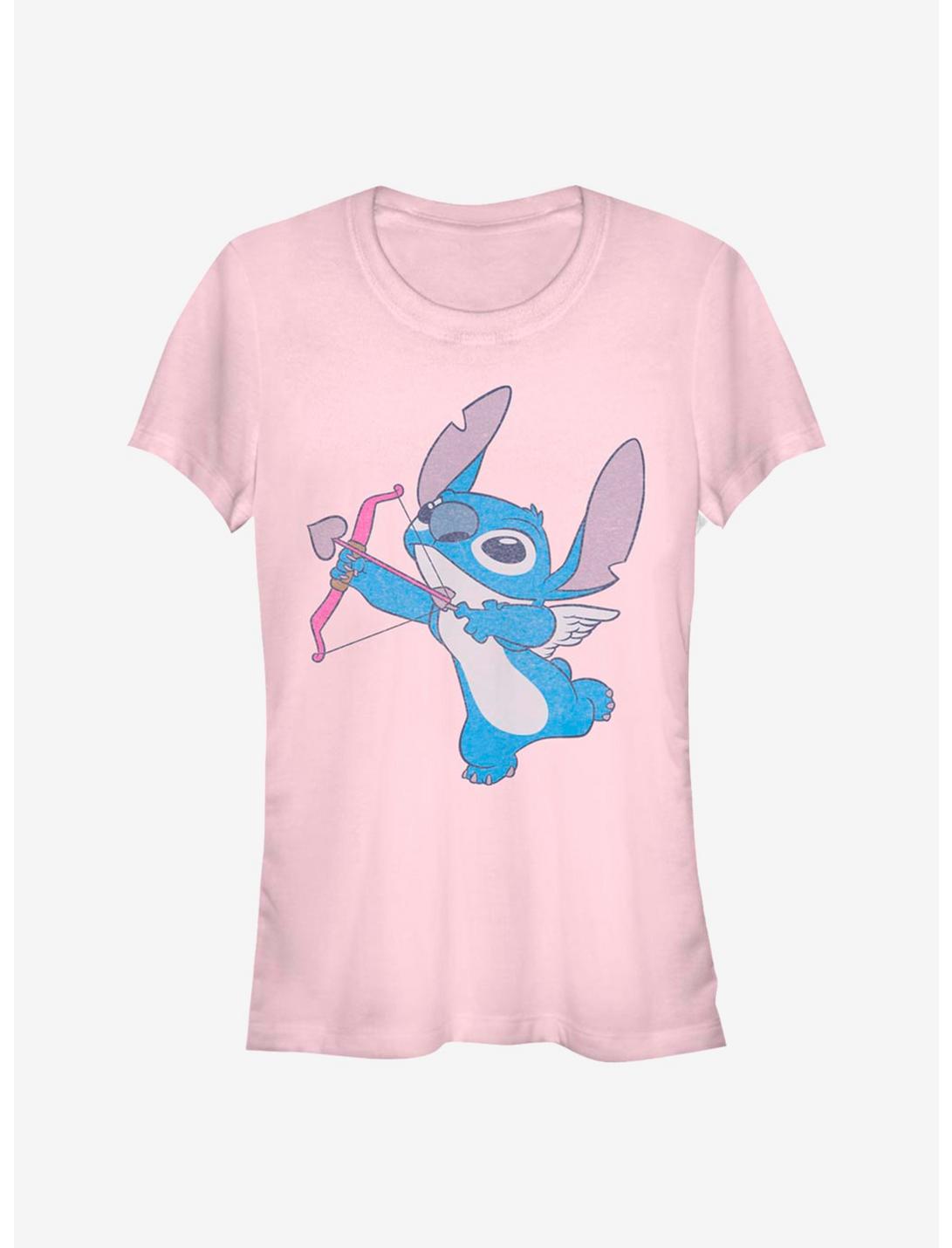 Disney Lilo & Stitch Love Shot Girls T-Shirt, LIGHT PINK, hi-res