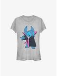 Disney Lilo & Stitch Vampire Stitch Girls T-Shirt, ATH HTR, hi-res