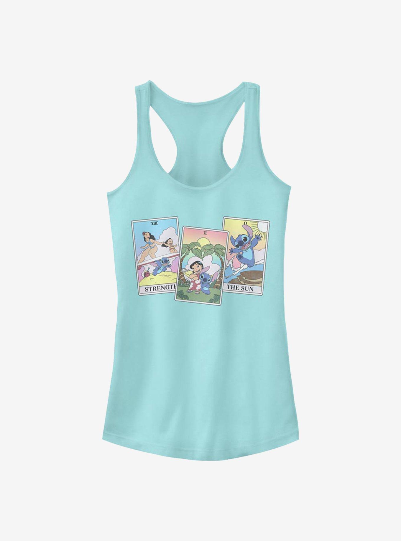 Disney Lilo & Stitch Lilo Stitch Tarot Girls Tank, CANCUN, hi-res