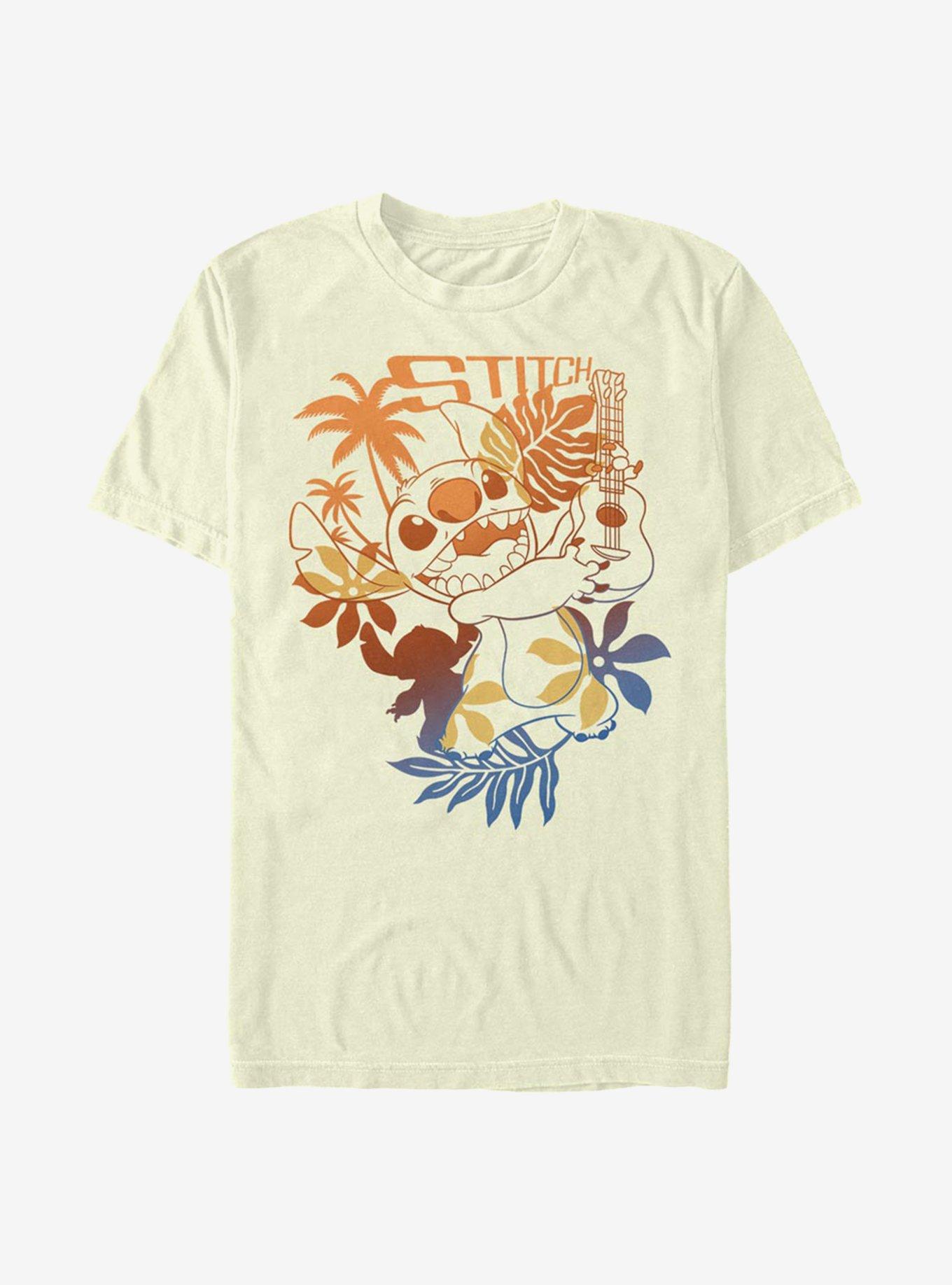 Disney Lilo & Stitch Aloha Stitch T-Shirt, NATURAL, hi-res