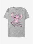Disney Lilo & Stitch Fluffy Angel T-Shirt, ATH HTR, hi-res