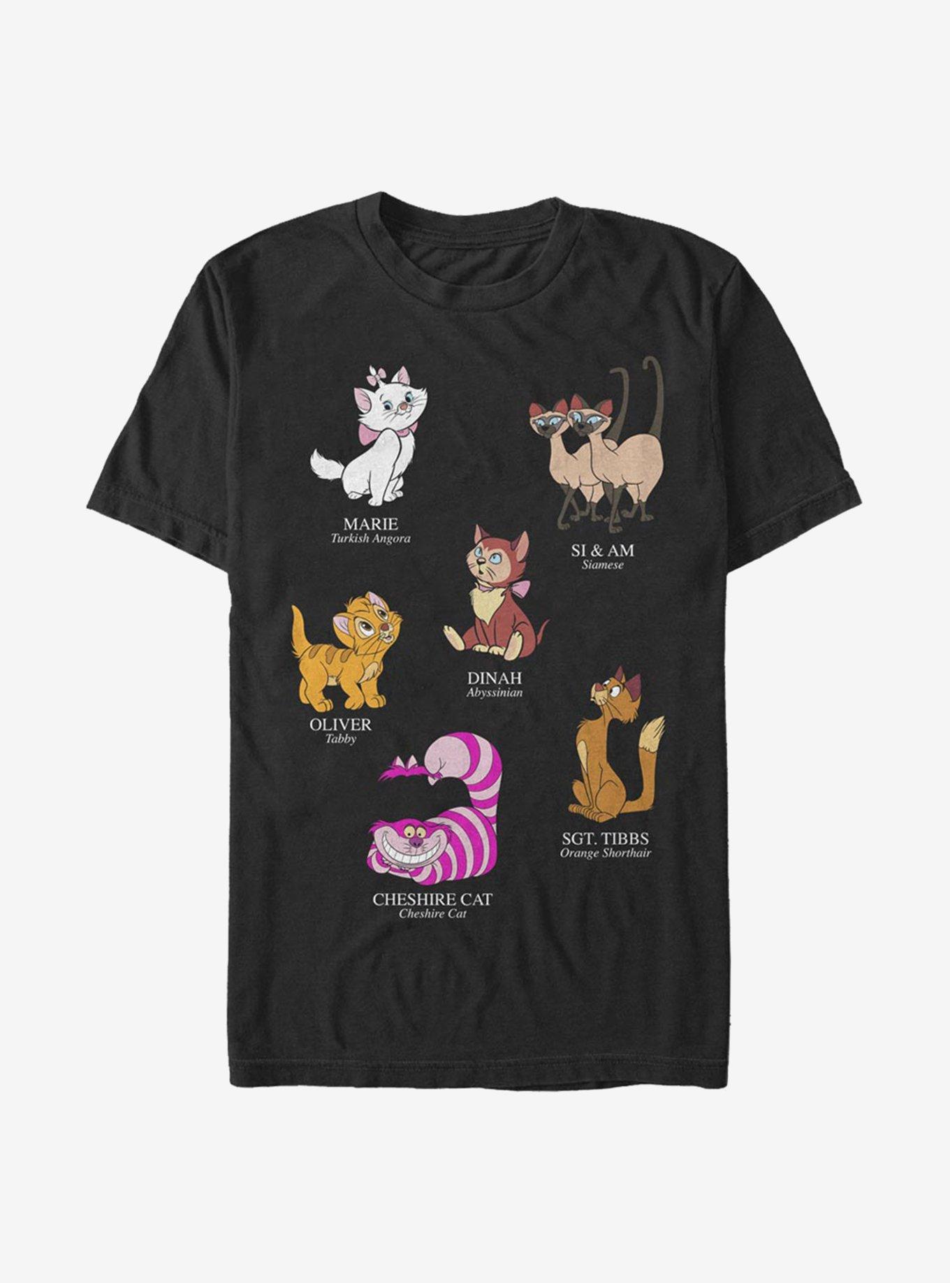 Disney cats shirt on sale