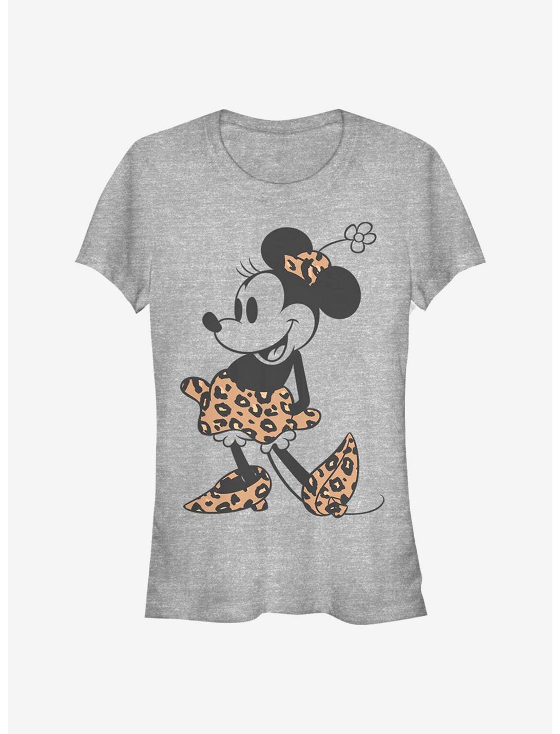 Disney Minnie Mouse Leopard Mouse Girls T-Shirt, ATH HTR, hi-res