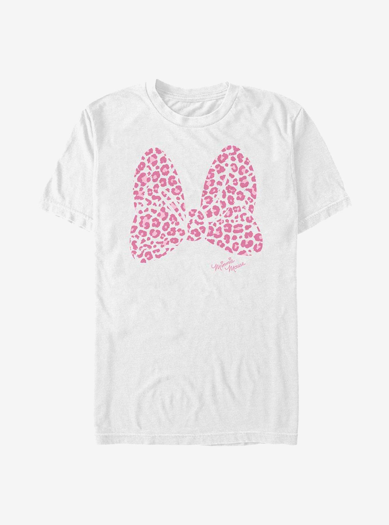 Disney Minnie Mouse Pink Leopard T-Shirt