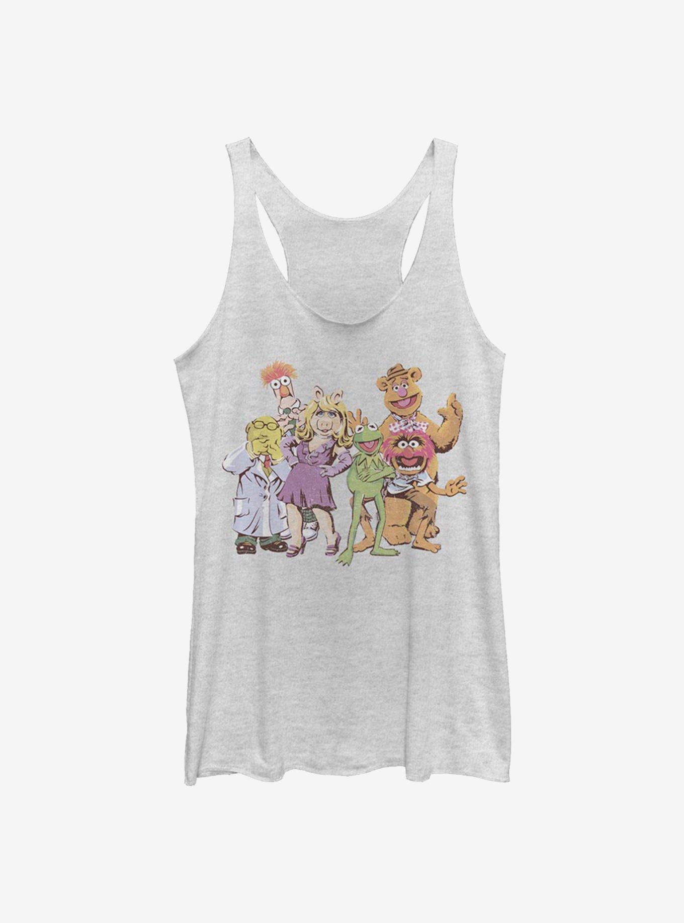 Disney The Muppets Muppet Gang Girls Tank, WHITE HTR, hi-res