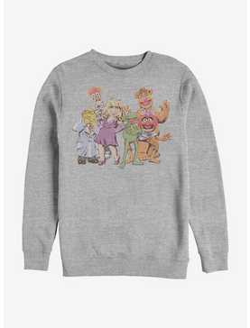 Disney The Muppets Muppet Gang Crew Sweatshirt, , hi-res