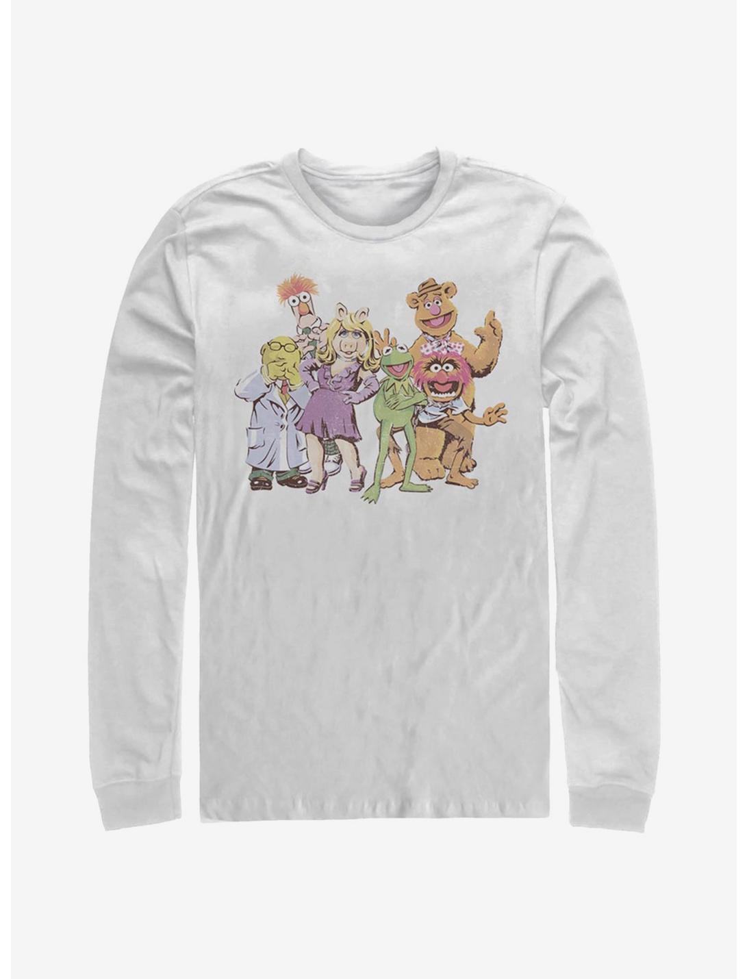 Disney The Muppets Muppet Gang Long-Sleeve T-Shirt, WHITE, hi-res