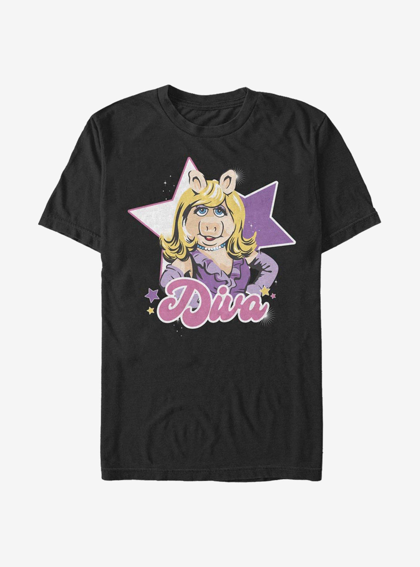 Disney The Muppets Diva Piggy T-Shirt, BLACK, hi-res