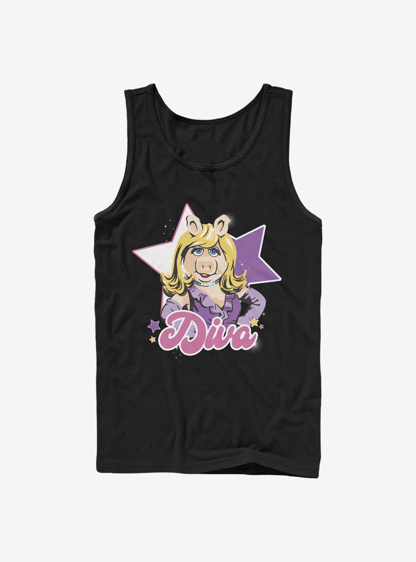 Disney The Muppets Diva Piggy Tank, BLACK, hi-res