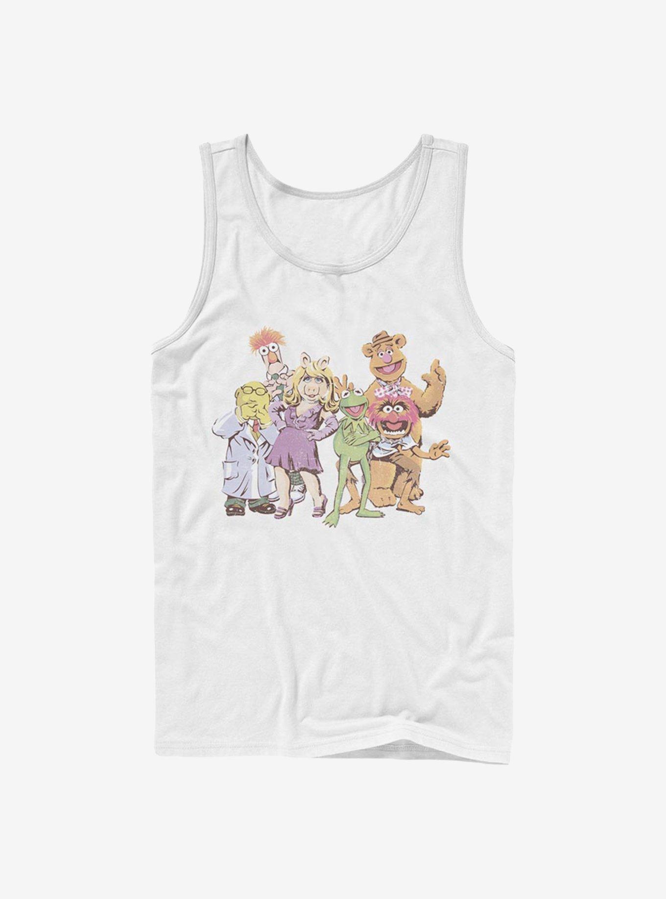 Disney The Muppets Muppet Gang Tank, WHITE, hi-res