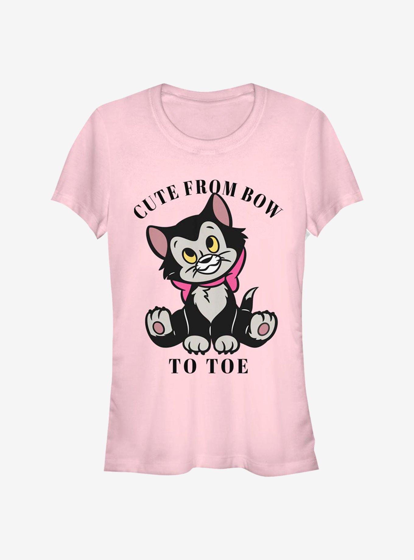 Disney Pinocchio Cute Figaro Girls T-Shirt, LIGHT PINK, hi-res