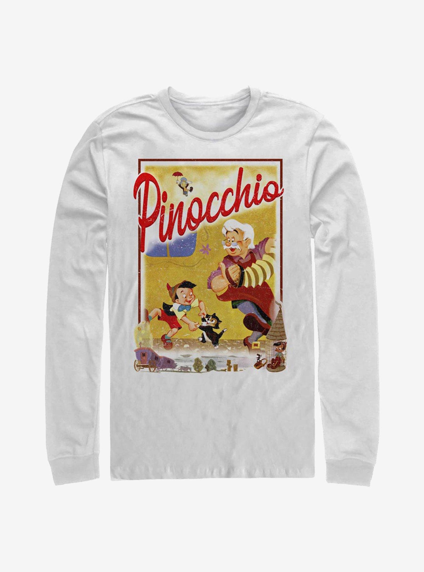 Disney Pinocchio Storybook Poster Long-Sleeve T-Shirt, , hi-res