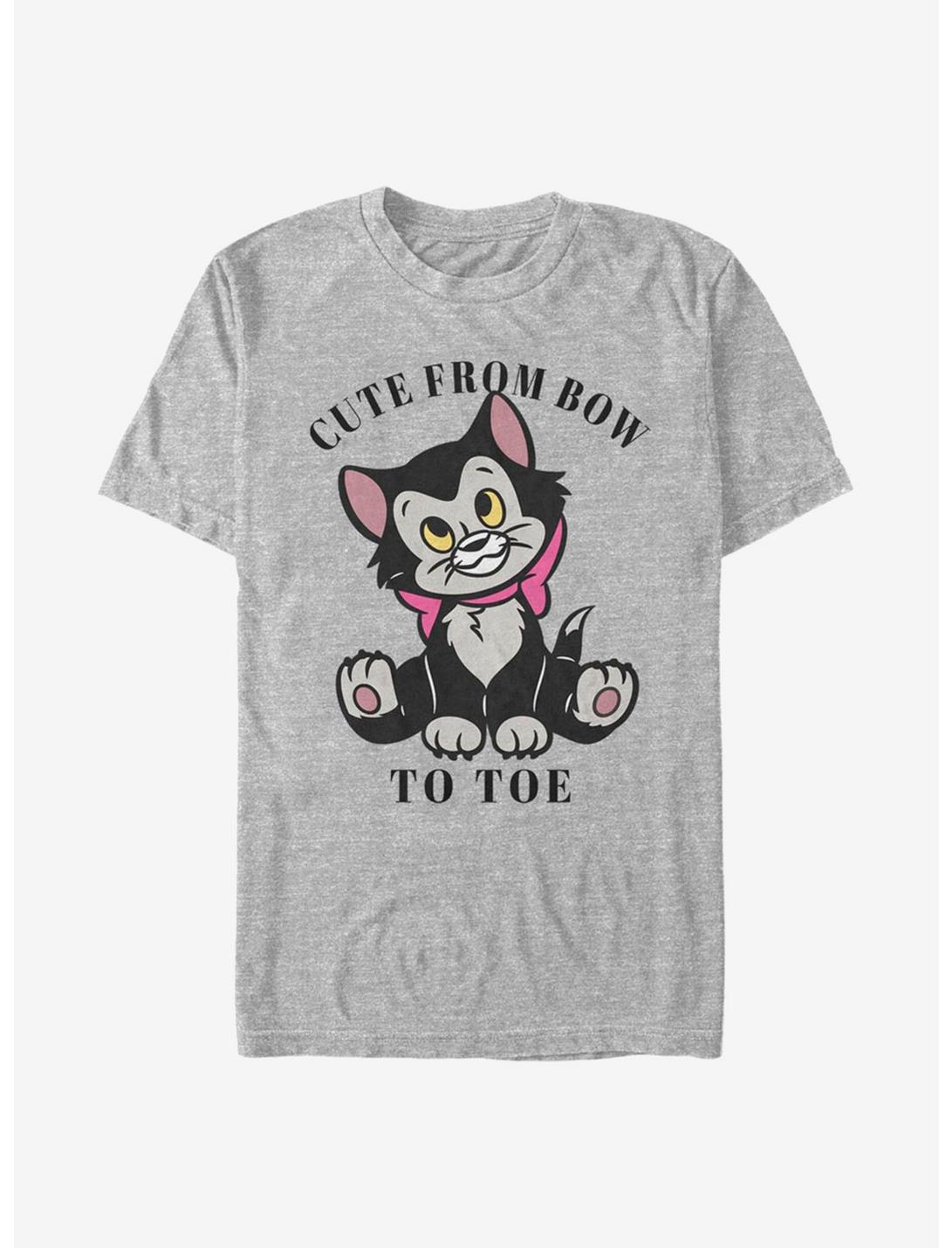 Disney Pinocchio Cute Figaro T-Shirt, ATH HTR, hi-res