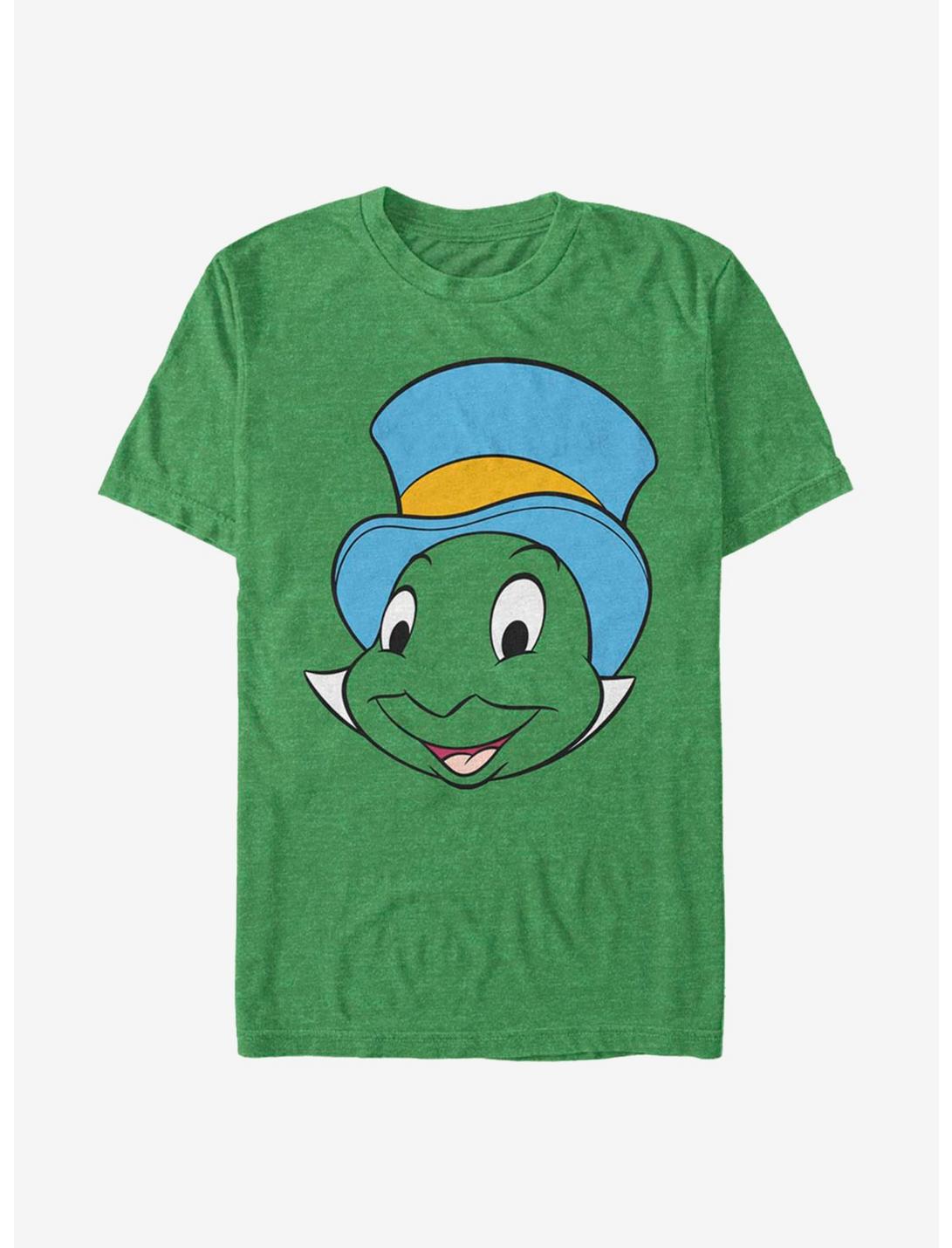 Disney Pinocchio Jiminy Face T-Shirt, KEL HTR, hi-res