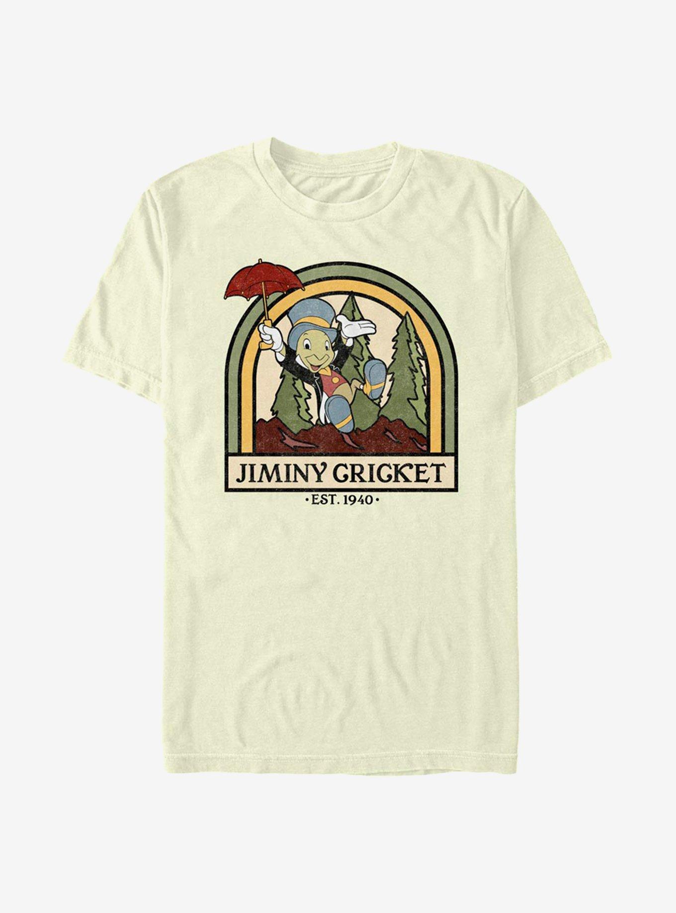 Disney Pinocchio Jiminy Nature T-Shirt, NATURAL, hi-res
