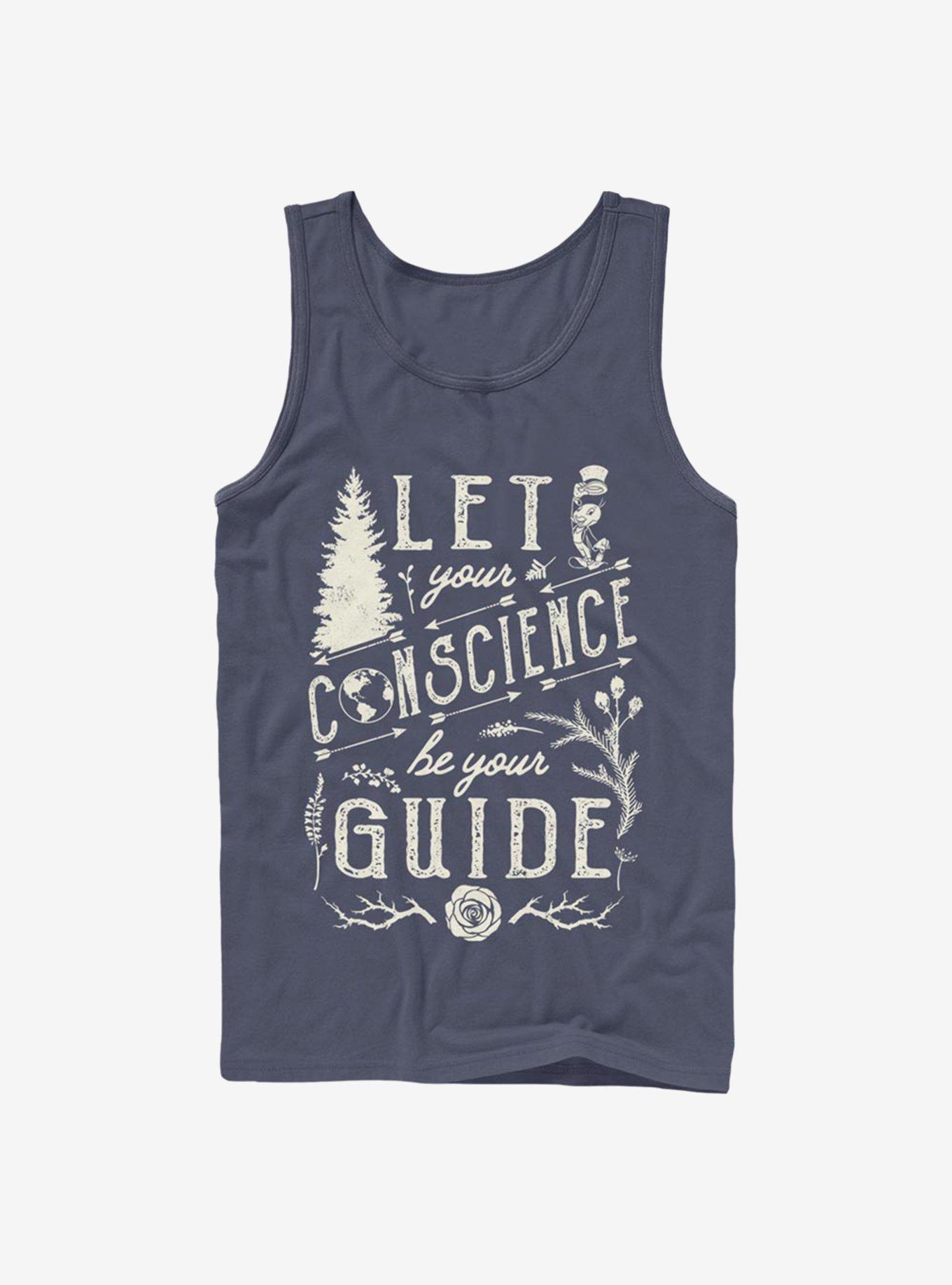 Disney Pinocchio Conscience Guide Tank, NAVY, hi-res