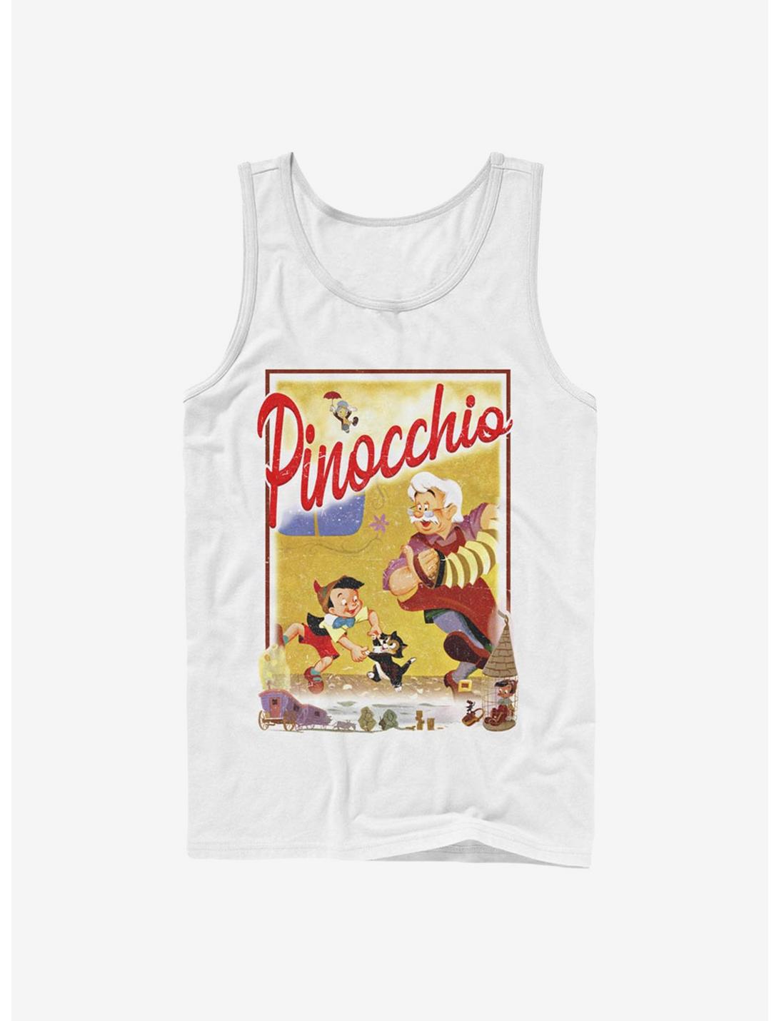 Disney Pinocchio Storybook Poster Tank, WHITE, hi-res