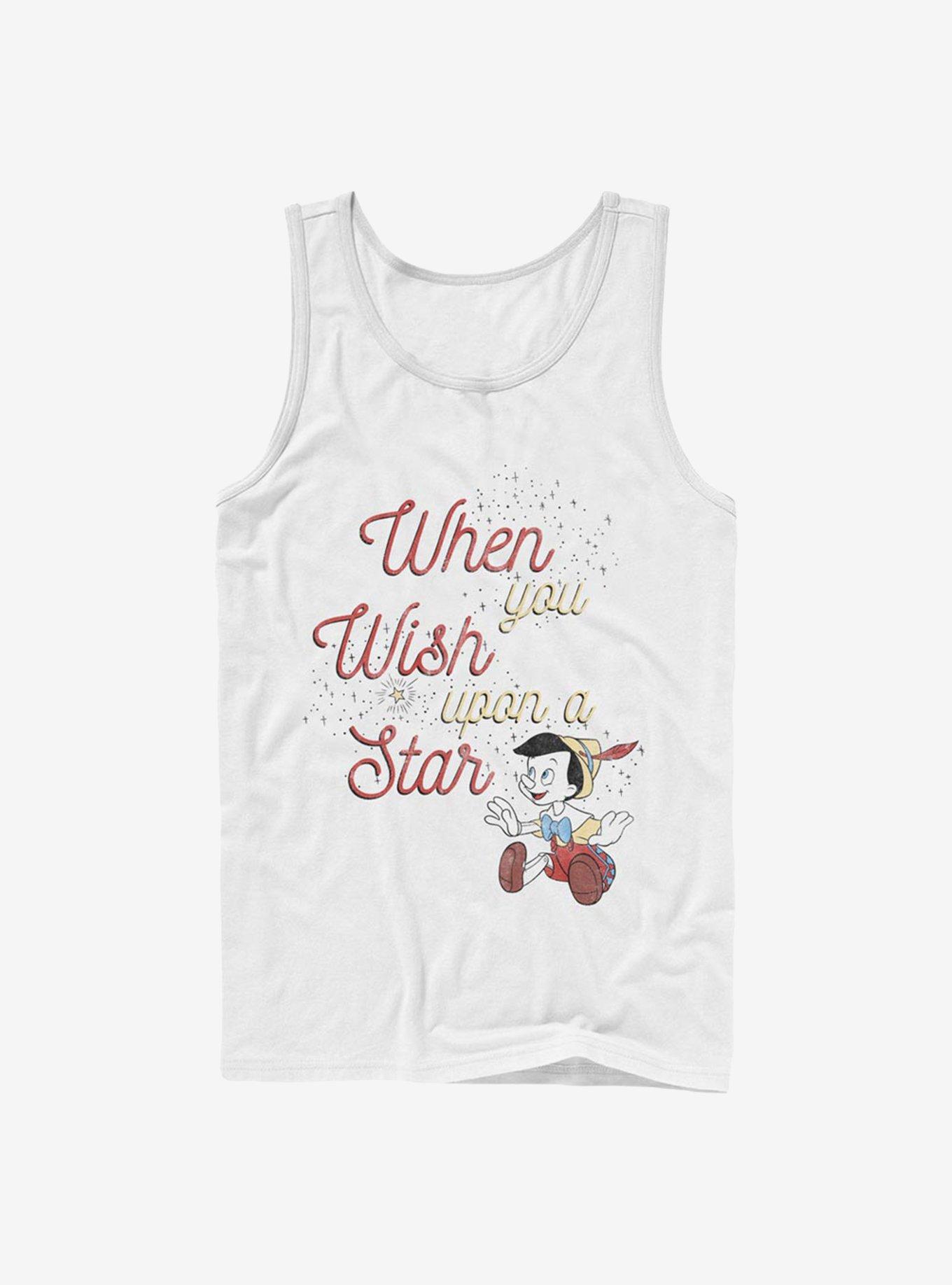 Disney Pinocchio Wishing Star Tank, WHITE, hi-res