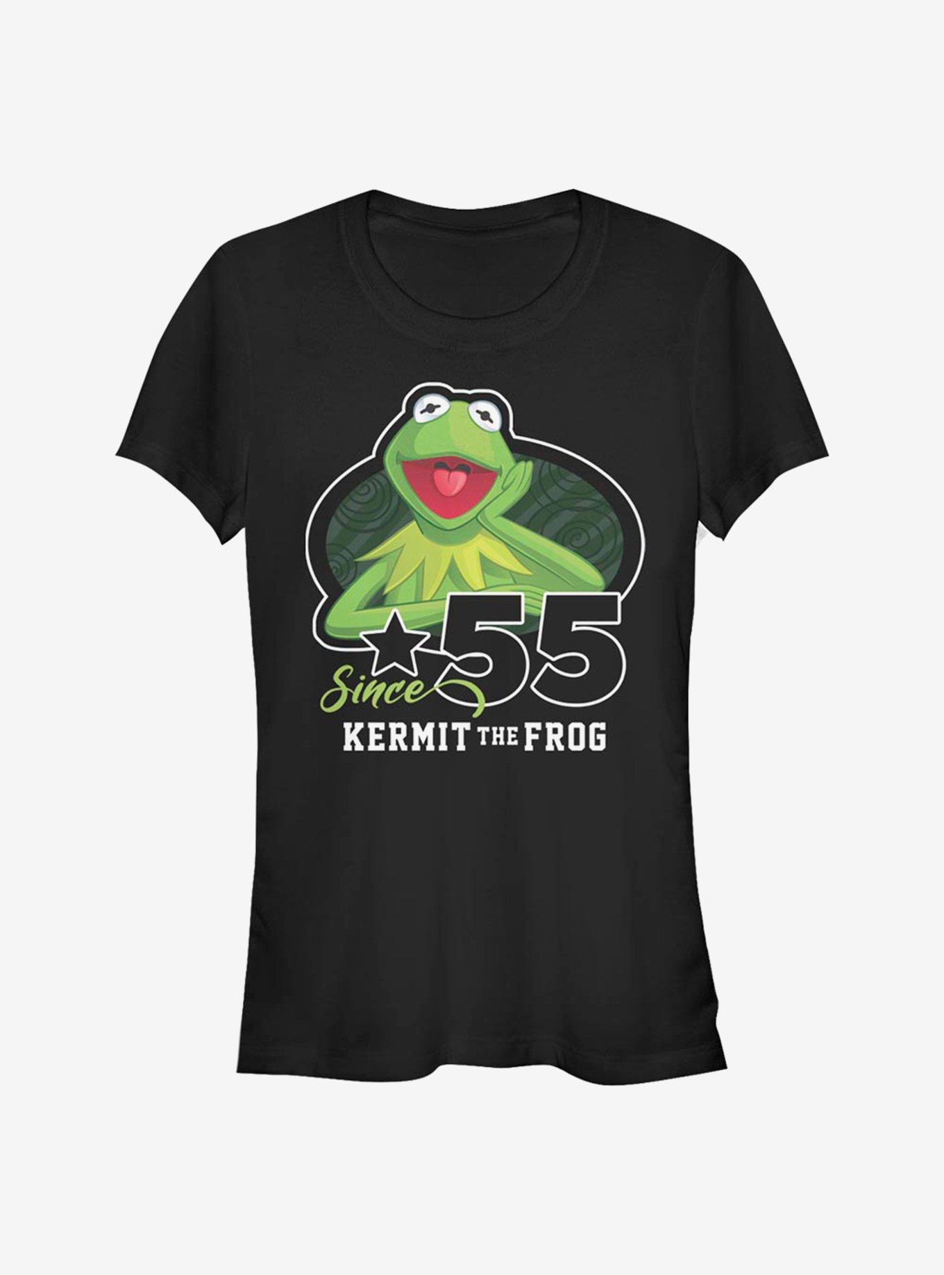 Disney The Muppets Kermit Green Since Girls T-Shirt, BLACK, hi-res