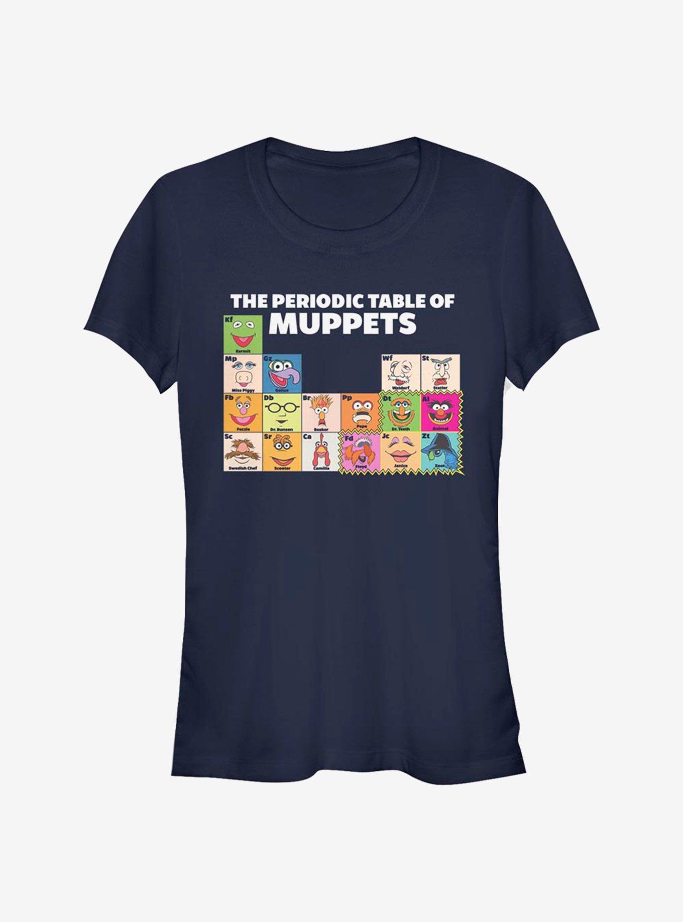 Disney The Muppets Periodic Table Of Muppets Girls T-Shirt, NAVY, hi-res