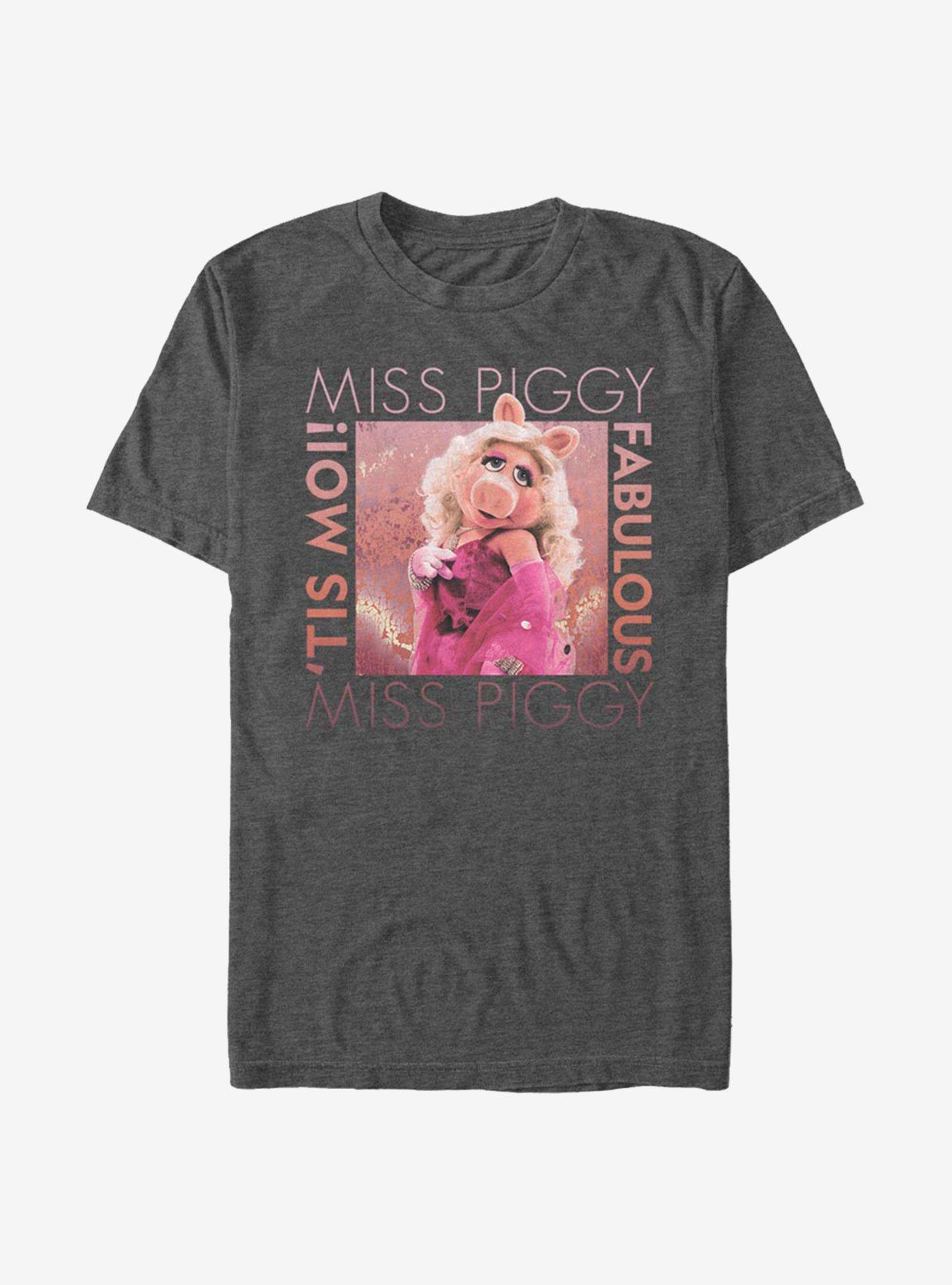 Disney The Muppets Miss Piggy Moi Fab T-Shirt, CHARCOAL, hi-res