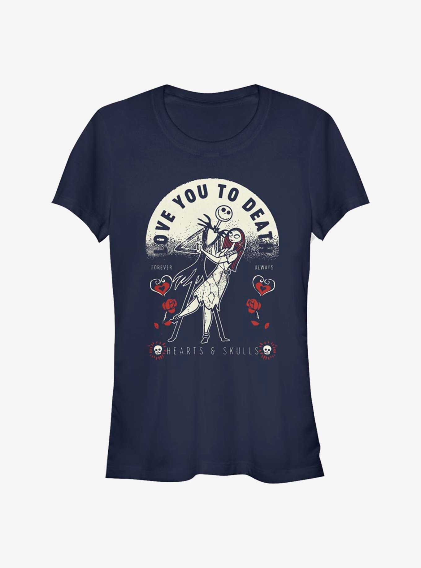Disney The Nightmare Before Christmas To Death Girls T-Shirt, , hi-res