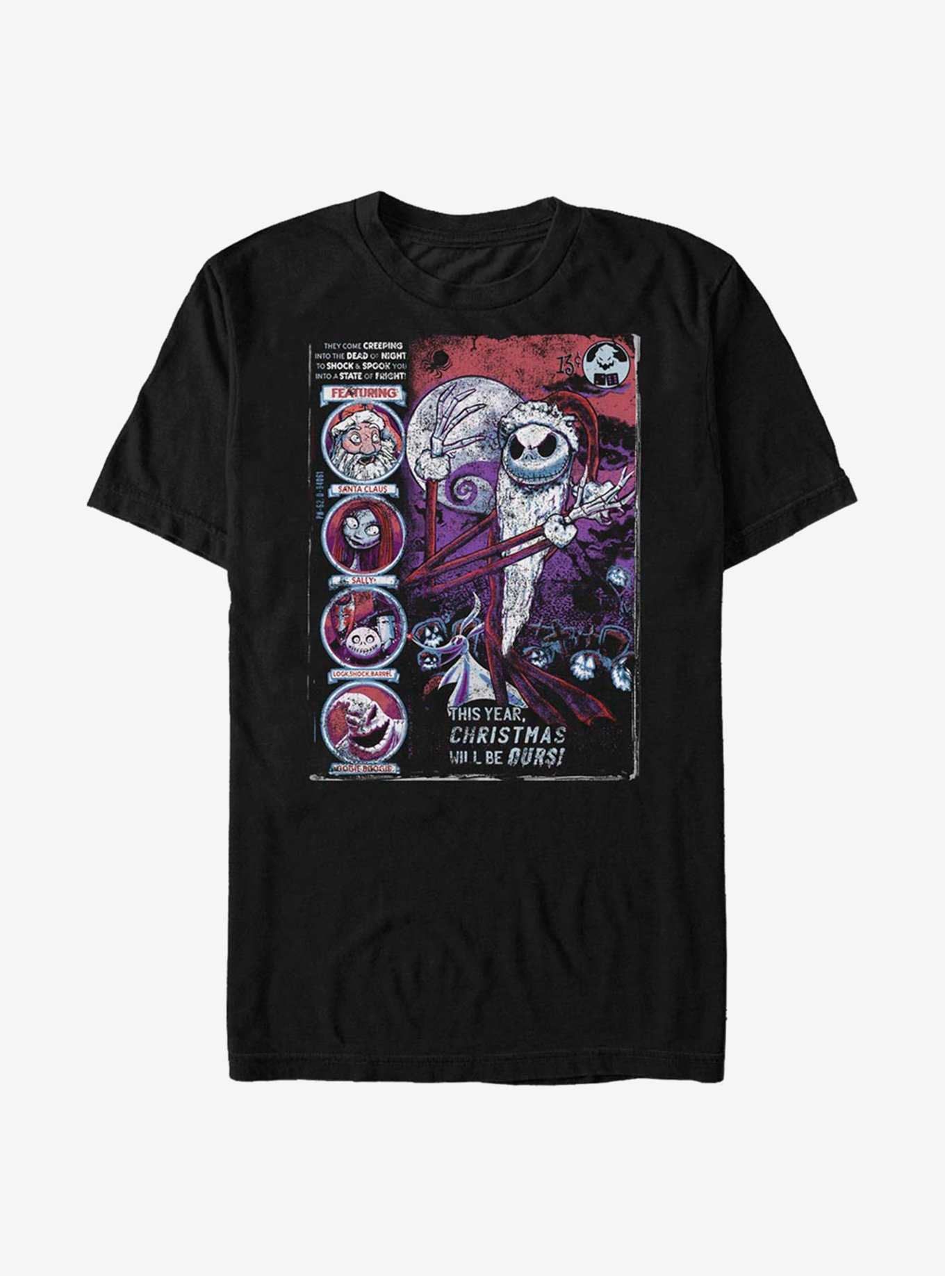 Disney The Nightmare Before | Christmas BLACK Hot T-Shirt First Topic Nightmare 