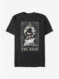 The Nightmare Before Christmas Oogie Boogie The Moon Tarot T-Shirt, BLACK, hi-res
