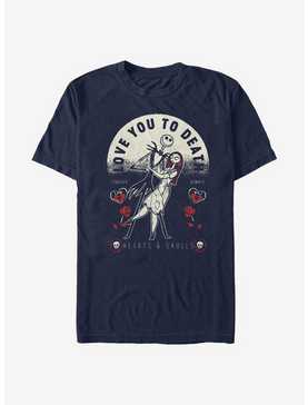 Disney The Nightmare Before Christmas To Death T-Shirt, NAVY, hi-res