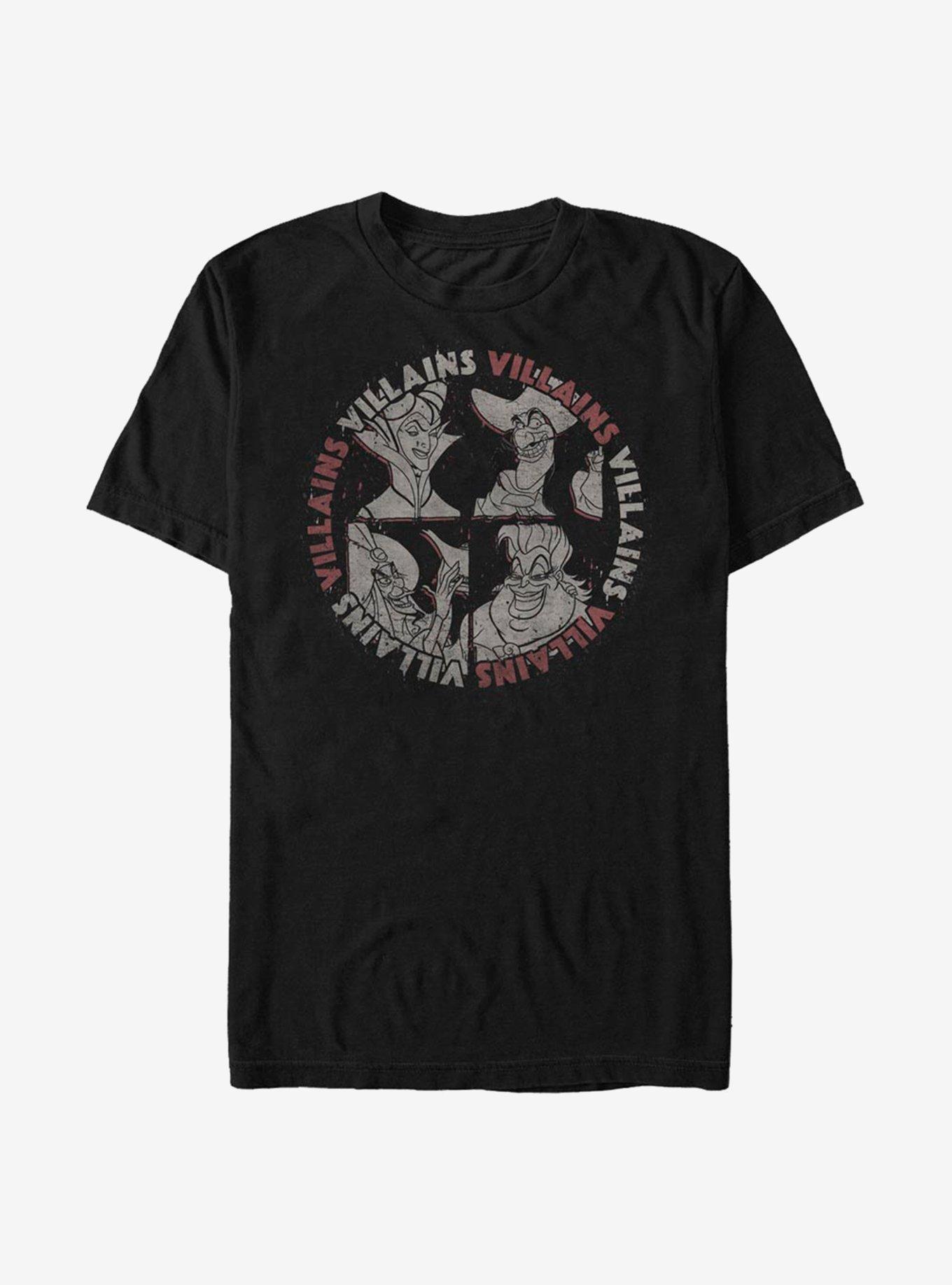 Disney Villains Villain Group T-Shirt, BLACK, hi-res