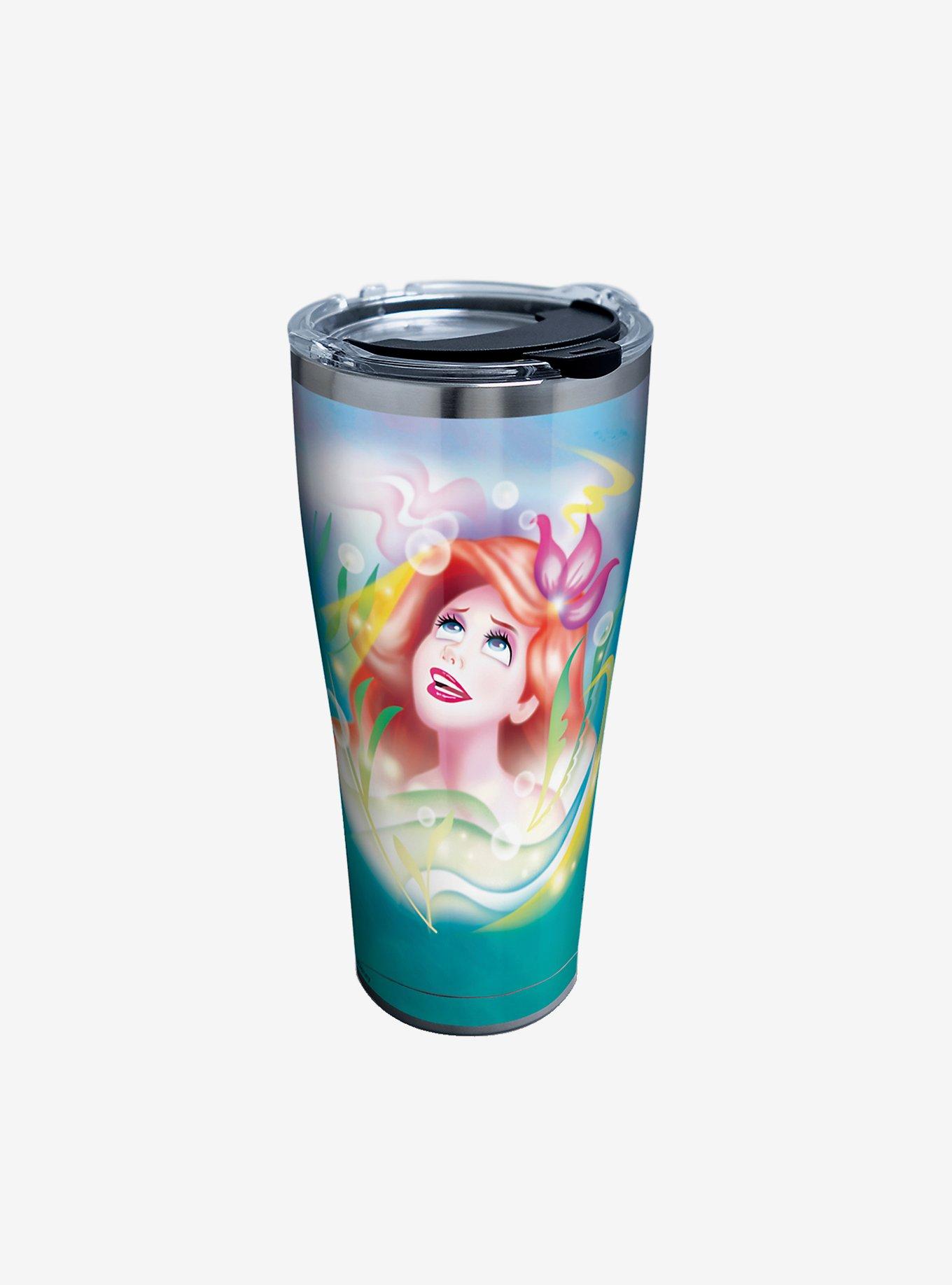 Disney The Little Mermaid Ariel 80S 30oz Stainless Steel Tumbler With Lid, , hi-res