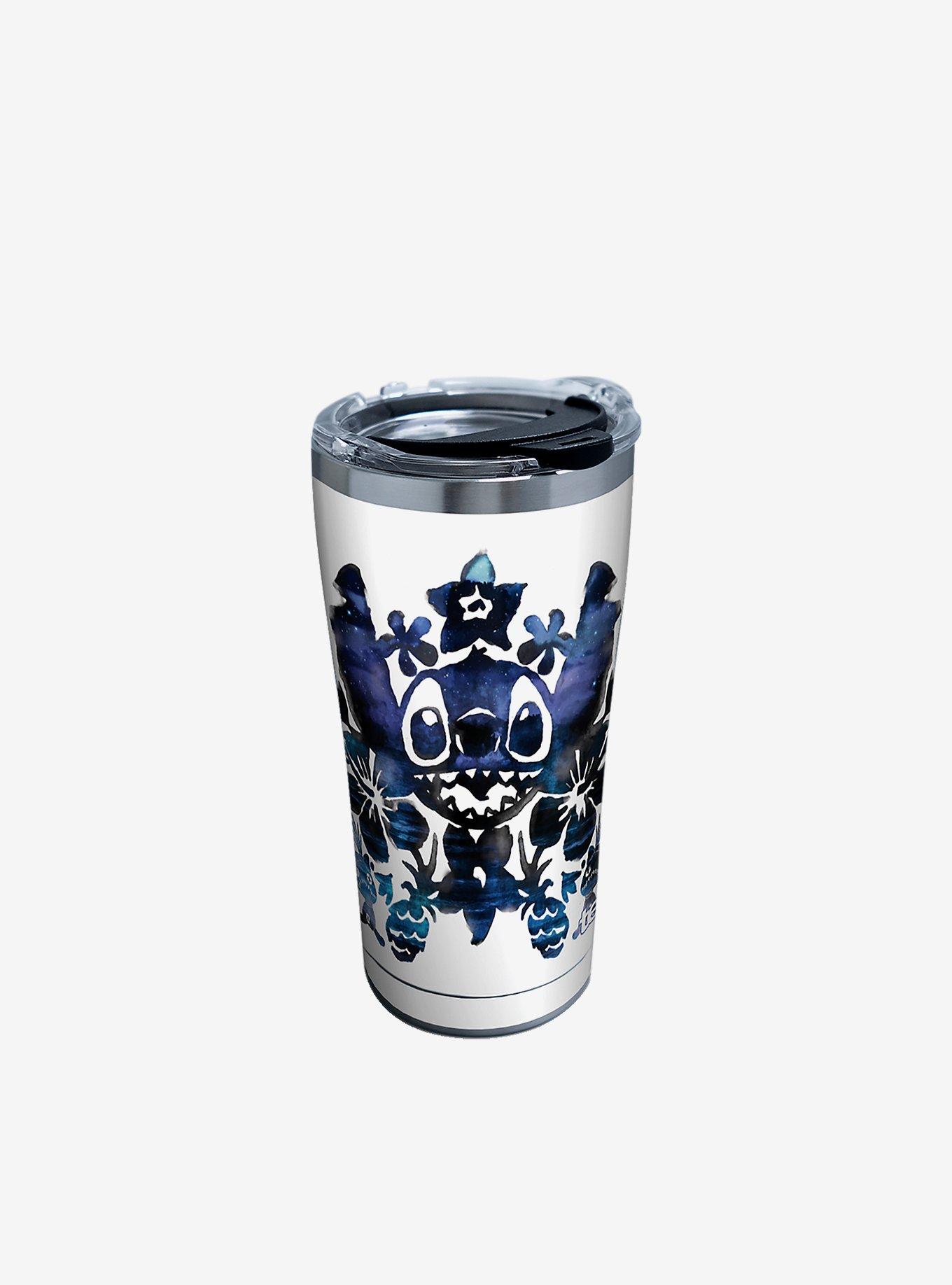 Disney Lilo & Stitch Watercolor Stitch 20oz Stainless Steel Tumbler, , hi-res