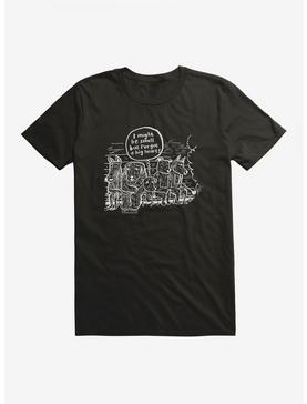 CupOfTherapy I Might Be Small T-Shirt, BLACK, hi-res