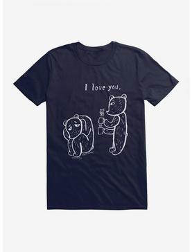 CupOfTherapy I Love You T-Shirt, NAVY, hi-res