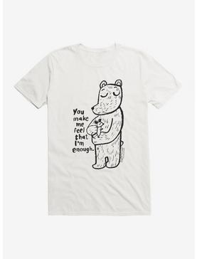 CupOfTherapy You Make Me Feel T-Shirt, WHITE, hi-res